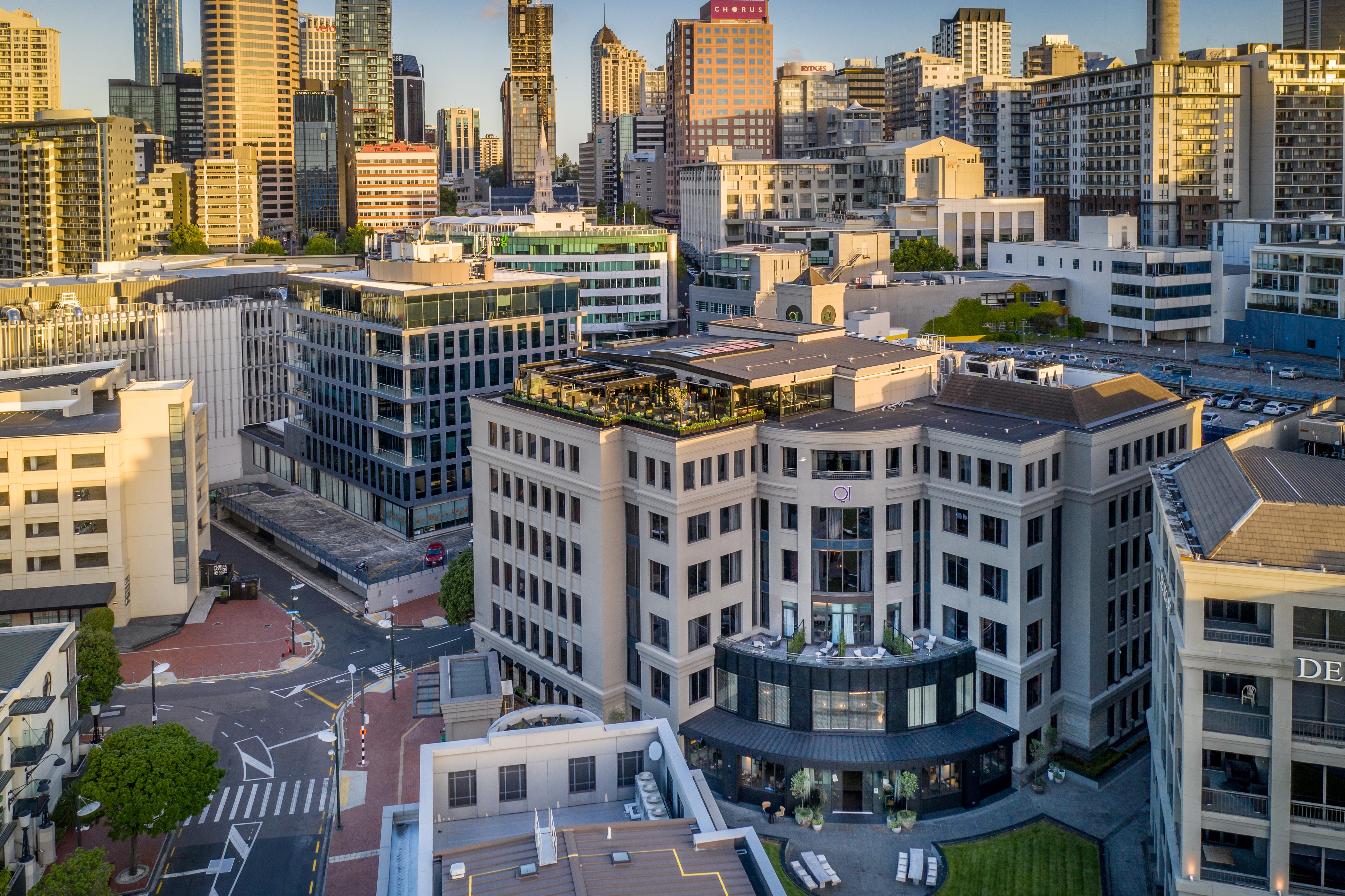 Qt Auckland Hotel Kültér fotó Aerial view of the San Diego Convention Center